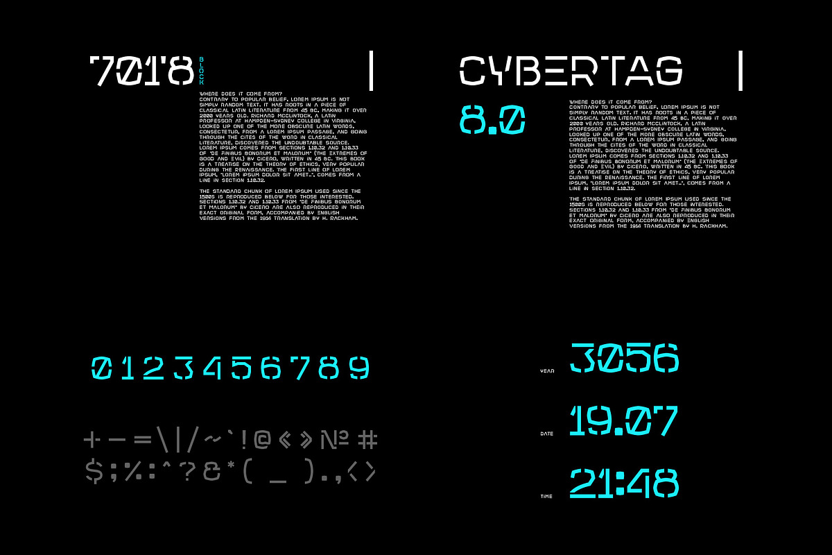 Stenciler | Stencil font preview 3