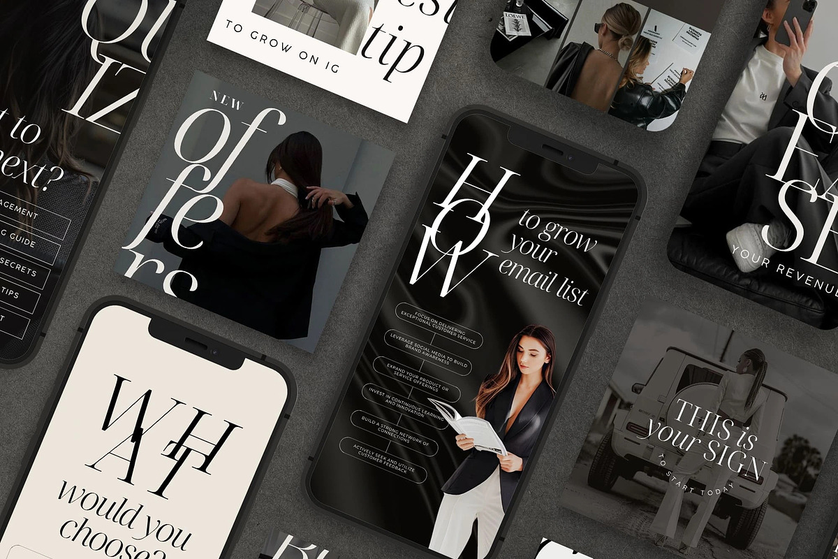 Social media manager Instagram Posts, a Social Media Template by SwitzerShop (Photo 2 of 8)