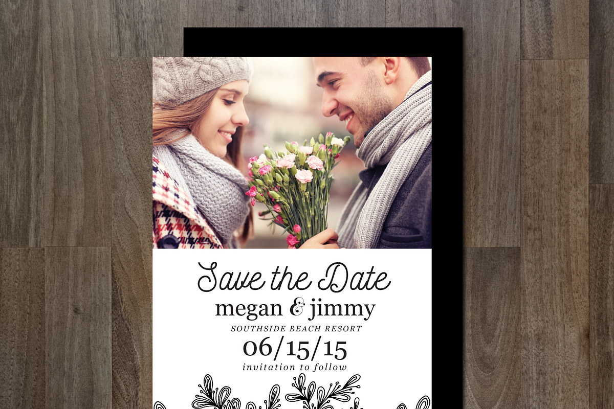 Photo Save the Date Invitation, an Invitation Template by aticnomar