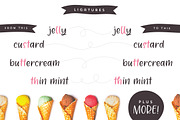 Jelligun | Hand-lettered Font, a Sans Serif Font by Jelligun (Thumbnail 7 of 8)