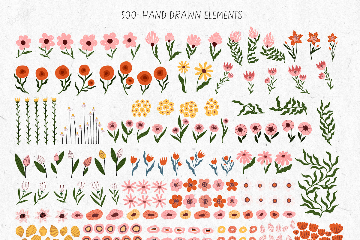 Modern Bloom | Floral Art Posters 2, an Object Graphic by roskque (Photo 7 of 9)