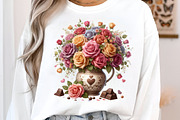 Valentine Rose Bouquets Clipart, an Illustration by SinaCreation (Thumbnail 6 of 10)