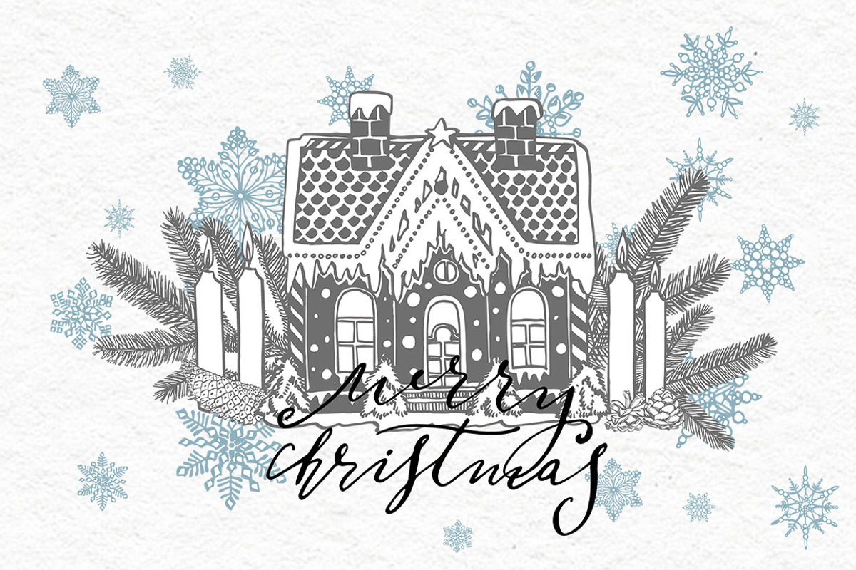 Xmas set graphic illustrations, a Decorative Illustration by Ann Astro (Photo 21 of 24)