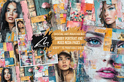 Shabby Portrait Mixed Media Pages, a Person Illustration by Digital Art Mahdiseño (Thumbnail 1 of 10)