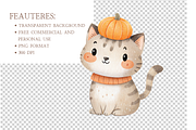 Spooky Halloween Clipart PNG, a Seasonal Illustration by MockupWizard (Thumbnail 5 of 6)