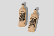 Paper Bottle Mockup, a Cups & Container Mockup by Permadi Creative (Thumbnail 2 of 5)