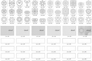 Guilloché 216 Elements Kit, an Object Graphic by Scarlet Island (Thumbnail 3 of 7)