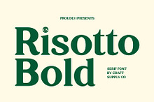 CS Risotto – Retro Serif Font