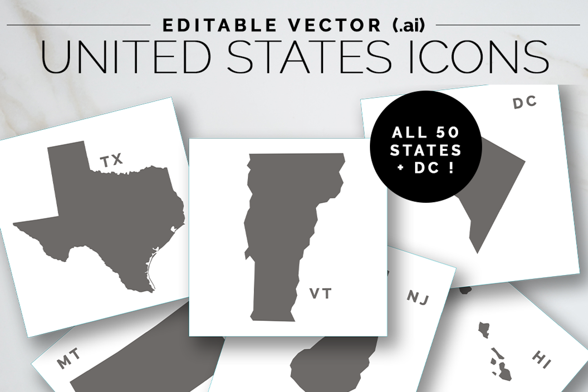 United States Icons, a Solid Icon by Bdemm Studio (Photo 1 of 5)