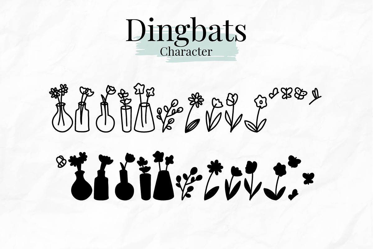 Growing Garden Blooming Font Trio, a Script Font by Helotype (Photo 7 of 8)