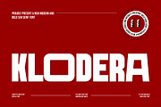 Klodera || Modern Tall Sans Serif, a Sans Serif Font by Ermedia Studio (Thumbnail 1 of 10)