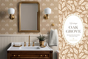 Oak & Acorn Autumn Patterns - Tan, a Pattern Graphic by Eclectic Anthology (Thumbnail 9 of 13)