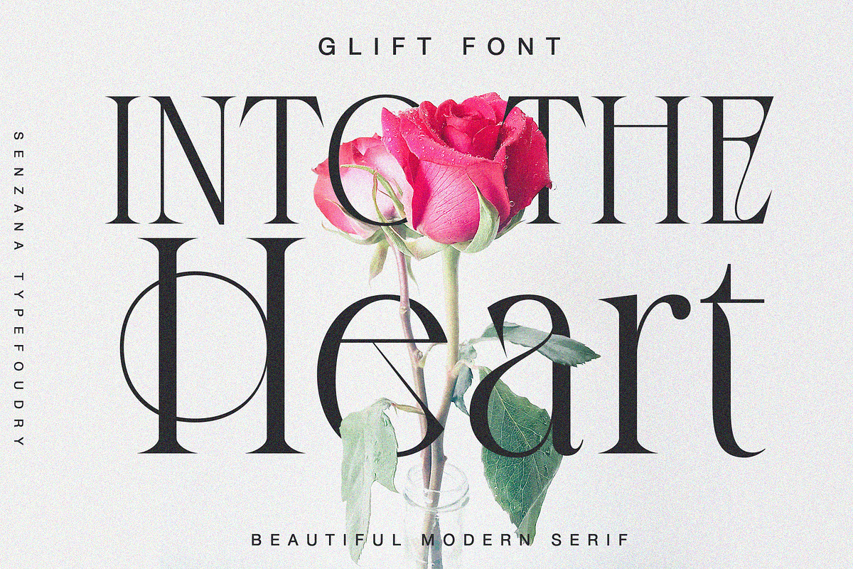 glift font, a Serif Font by senzana (Photo 2 of 10)