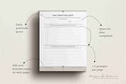 Gratitude Journal Prompts | Canva, a Magazine Template by Designs by Darowan (Thumbnail 4 of 10)