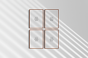 Frame Mockup BUNDLE 5:7 A4 Portrait, a Product Mockup by DESIGN BY nube (Thumbnail 14 of 15)