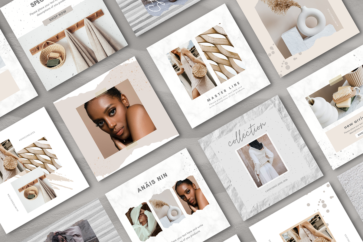 CANVA | Taluka Social Media Pack, a Social Media Template by 9inchideas (Photo 2 of 8)