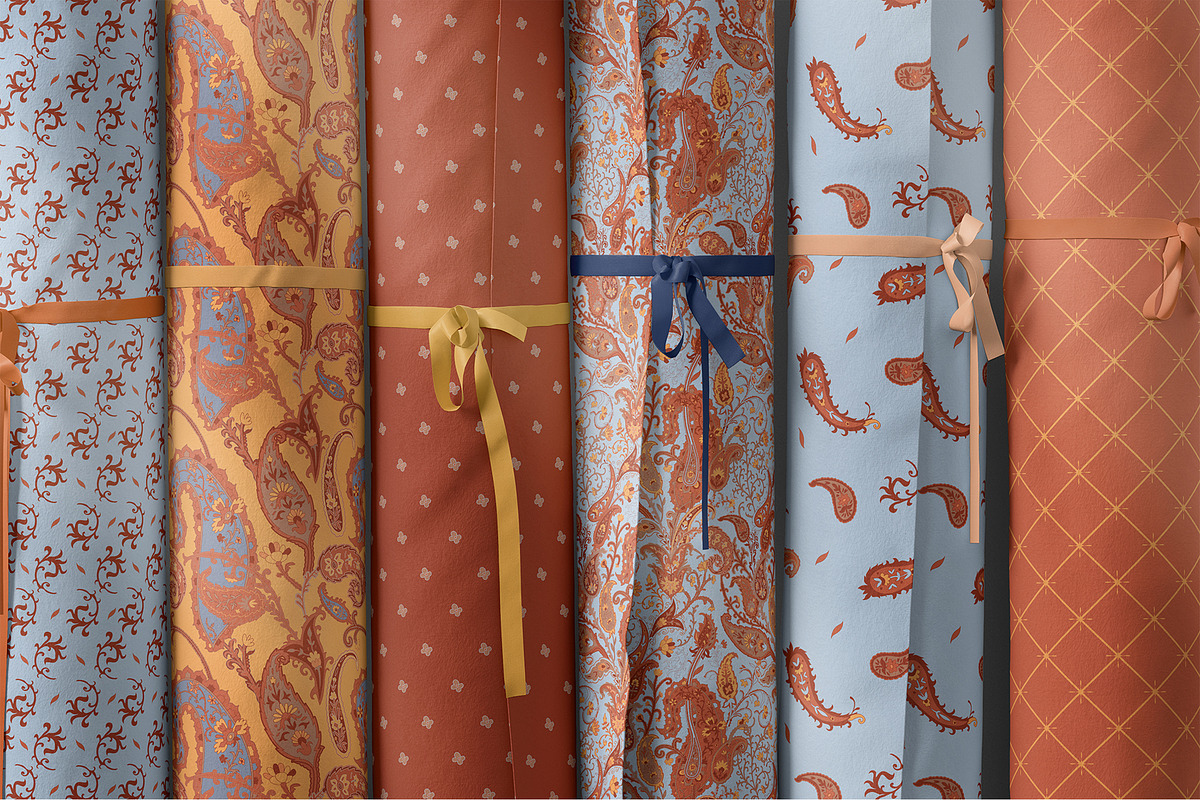 Boho Paisley & Floral Patterns, a Pattern Graphic by Sonulkaster (Photo 9 of 13)