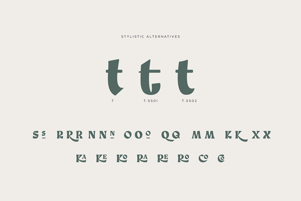 Something Rounded Serif Blackletter, a Blackletter Font by Colt Type Co (Photo 5 of 7)