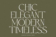Sight - Elegant & Chic Serif, a Serif Font by Misha Sova (Thumbnail 3 of 11)