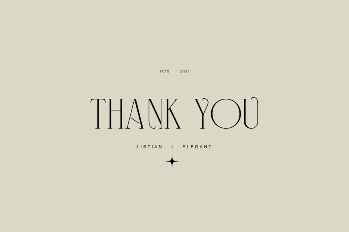 Listian, a Serif Font by rmdndsign (Photo 9 of 9)