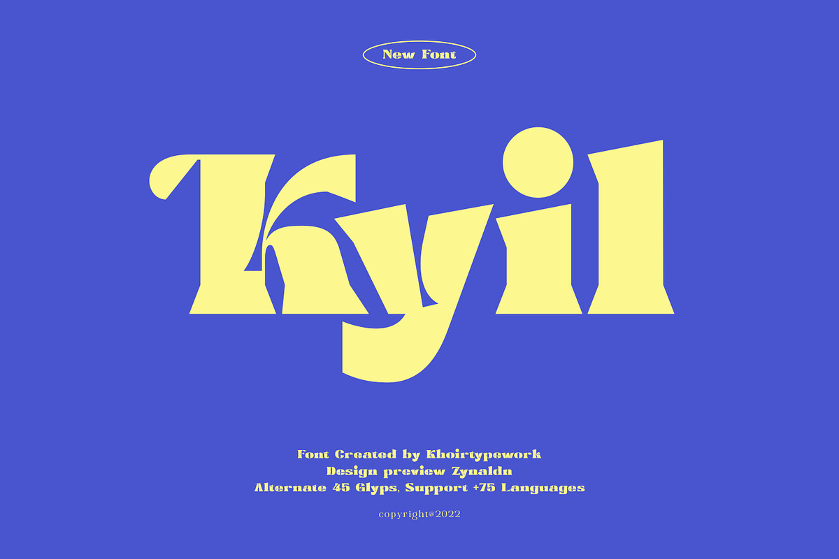 Kyil, a Serif Font by Khoir (Photo 1 of 9)