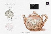 Procreate Brushes - Pattern Brushes, a Brush Add-On by Jenny Quince (Thumbnail 6 of 9)