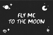 Outer Space Font + Graphic Kit, a Font by Forth and Wild (Thumbnail 5 of 8)