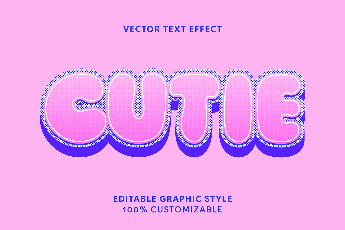 Cute Bubble Text Effect