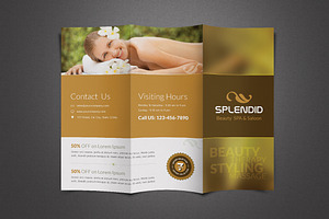 Splendid Beauty Spa / Salon Trifold