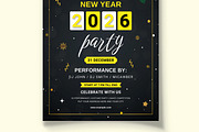 Happy New Flyer Layout, a Flyer Template by MightyDesign (Thumbnail 3 of 8)