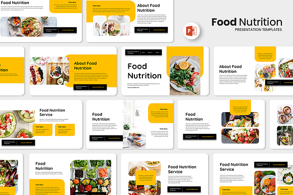 Food Nutrition - PowerPoint Template preview 4