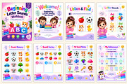 Beginning Letter Sounds Workbook, a Stationery Template by Shumaya (Thumbnail 2 of 5)