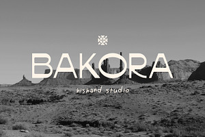Bakora Font Duo, a Sans Serif Font by Hishand Studio