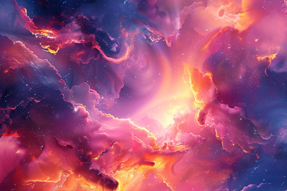 Fairytale Dreamy Clouds, a Background Graphic by Printable Treasure (Photo 2 of 3)