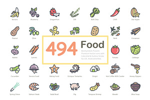 Food Vector Icons, an Icon by BomSymbols