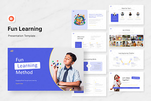 Fun Learning Presentation PowerPoint, a Presentation Template by Antstheme