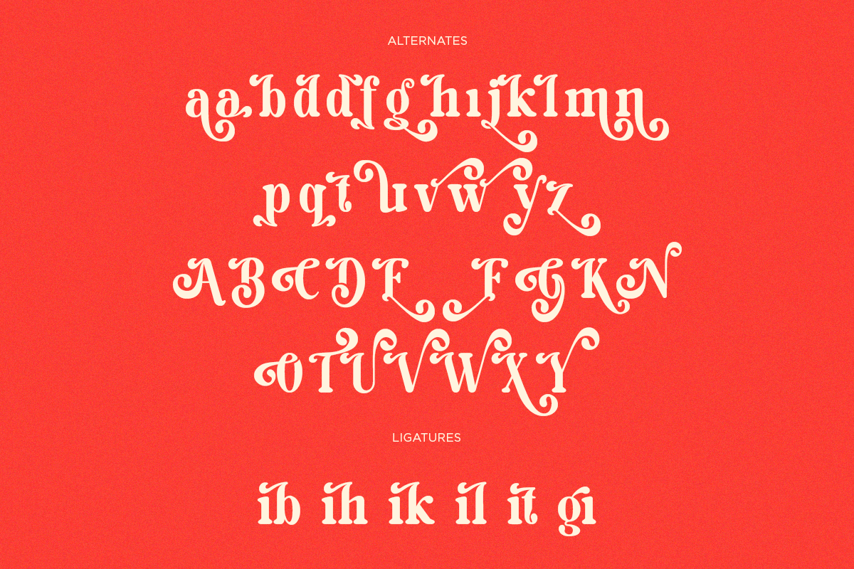 Goverda – Vintage Decorative Font, a Serif Font by Font Liner (Photo 10 of 10)
