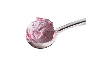 Pink Strawberry Ice Cream Scoop, a Food & Drink Photo by Davizro's Market