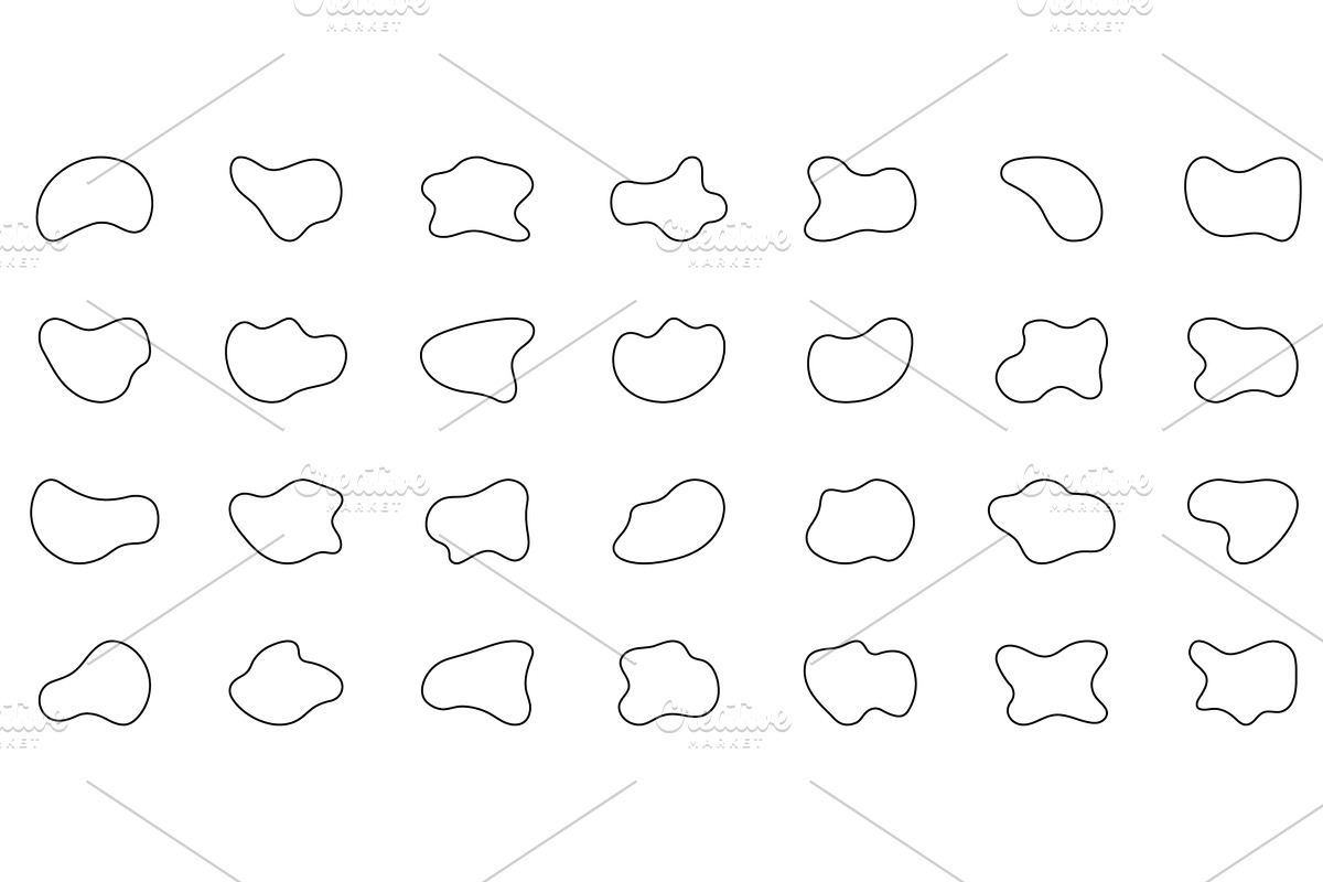 Organic Line Irregular Blob, an Illustration by Vector Creator