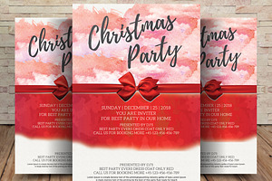 Christmas Party Invitation, an Invitation Template by graphicforest