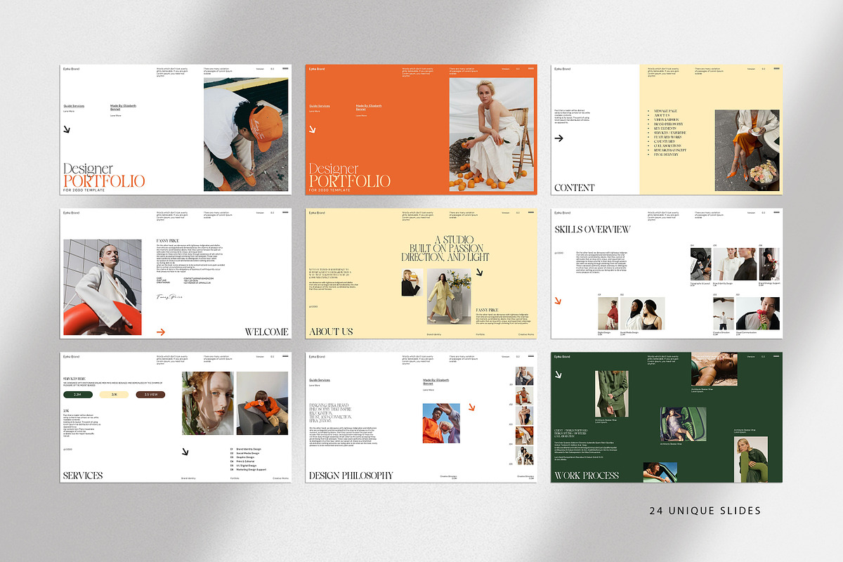 EPIKA | Design Portfolio, a Presentation Template by CreativexGenius (Photo 9 of 11)