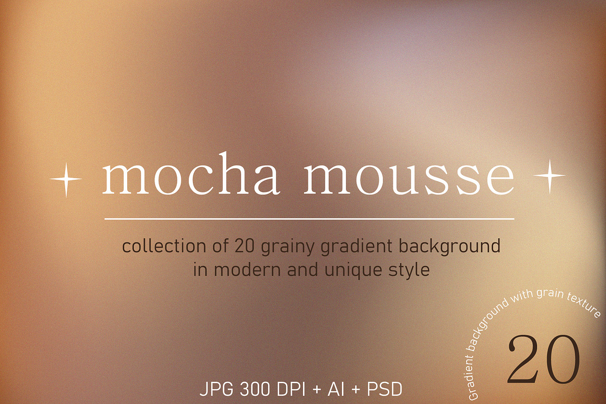 Mocha Mousse gradient collection, a Background Graphic by LogvinArt (Photo 1 of 7)