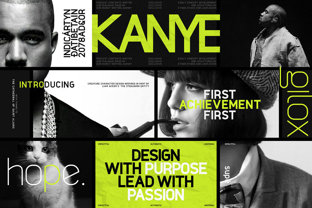 Gilox - Sans Serif Typeface, a Sans Serif Font by NazmulsDesign (Photo 14 of 21)