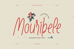 Mouribele Elegant Handwritten Font
