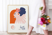 Modern Love Wall Art Creator, a Decorative Illustration by Leleka.Store (Thumbnail 6 of 16)