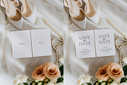 Wedding 2 Cards Mockup Pearl, a Product Mockup by TatiMockup (Thumbnail 2 of 3)
