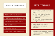 Red Velvet Canva Website Kaela UGC, a Marketing Template by AtelierDuVow (Thumbnail 3 of 10)