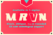 Marvin black, a Slab Serif Font by NREY (Thumbnail 5 of 5)