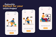 Office Working Illustration, a Work Illustration by Rishsketch (Thumbnail 3 of 9)