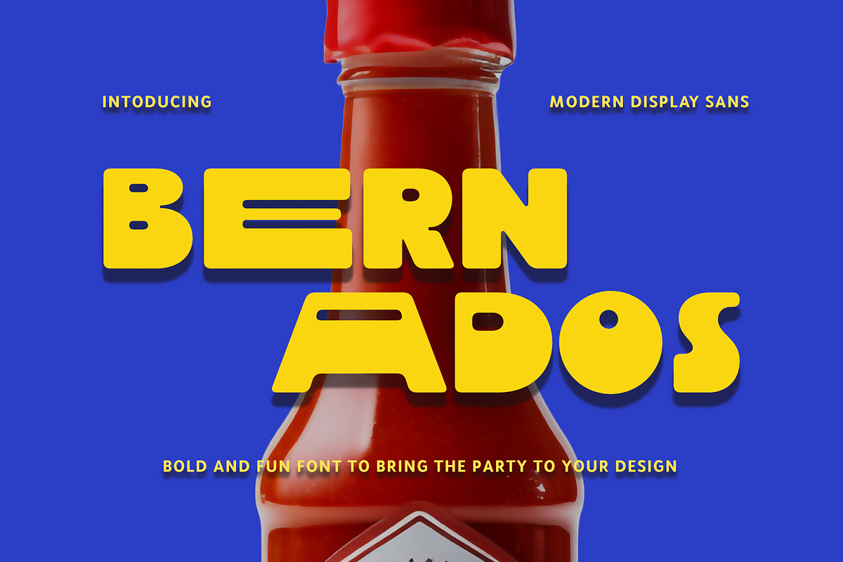 CF Bernados - Bold Display Sans, a Sans Serif Font by Indotype Foundry (Photo 1 of 10)